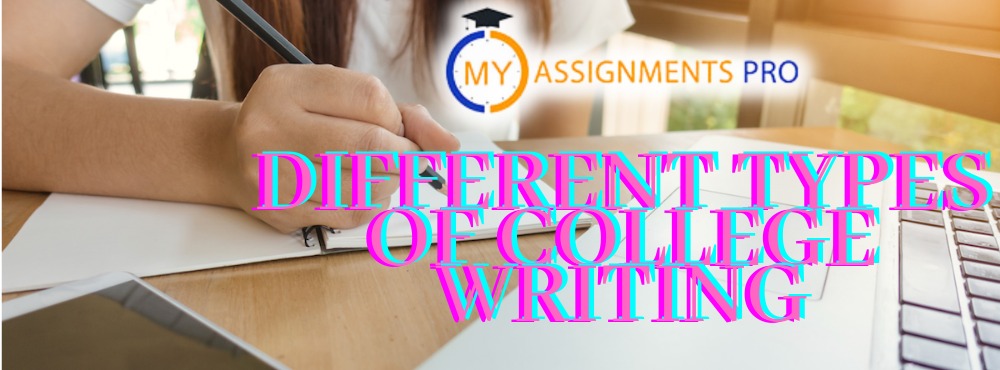 Different Types of College Writing
